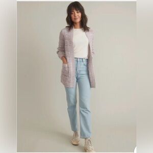 NWOT Marine Layer Chunky Knit Lavender Cardigan